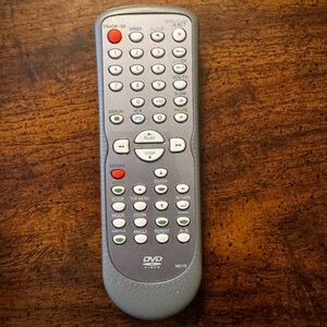 Silver DVD Remote Control